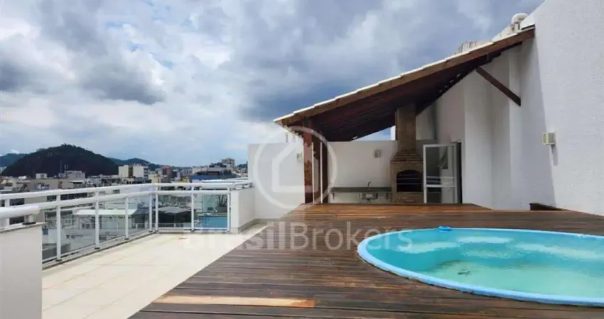 Cobertura à venda com 172,00m² e 3 quartos em Tijuca, Rio de Janeiro - rj