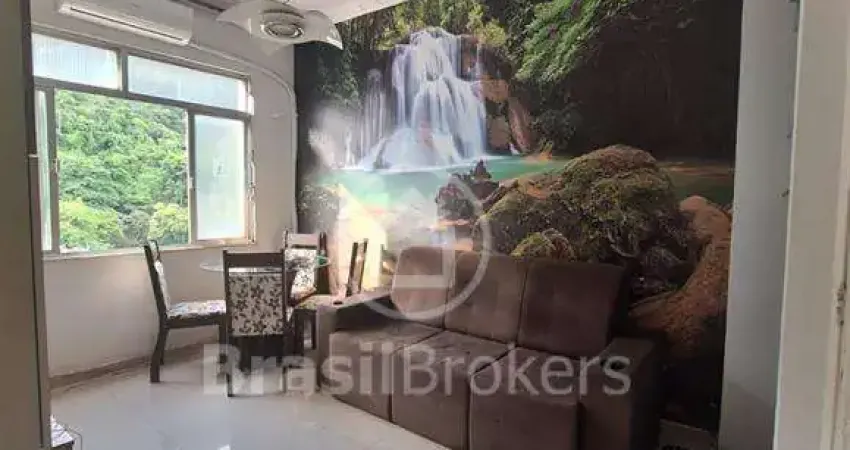 Apartamento à venda com 46,00m² e 1 quarto com vaga em humaitá, rio de janeiro - rj