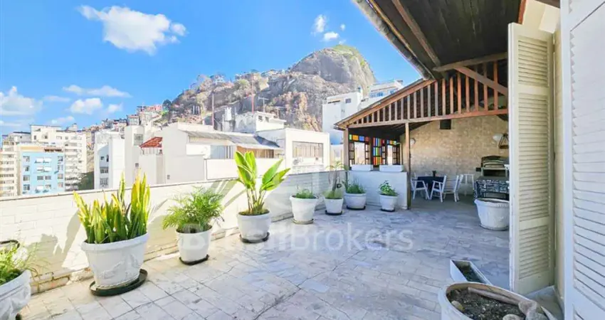 Sua cobertura em copacabana pertinho da praia, com vista mar