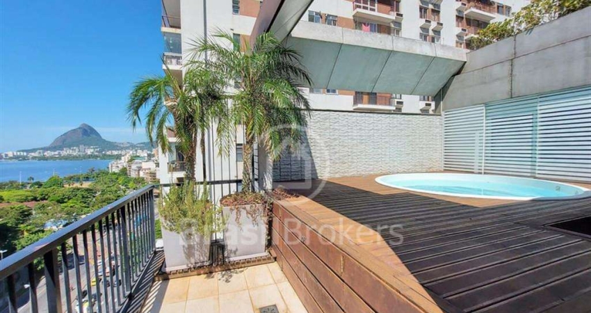 Cobertura à venda com 183,00m² e 3 quartos em Humaitá, Rio de Janeiro - rj