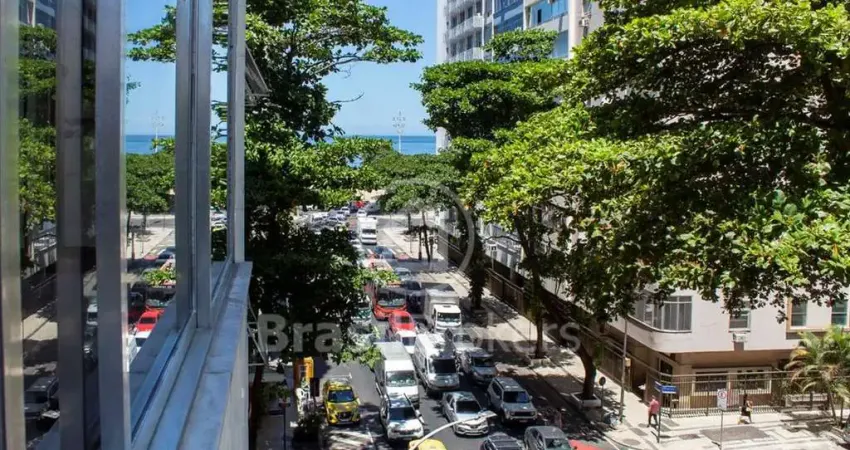 Apartamento à venda rua figueiredo de magalhães, com 165 m² e vista lateral mar em copacabana, rio de janeiro - rj