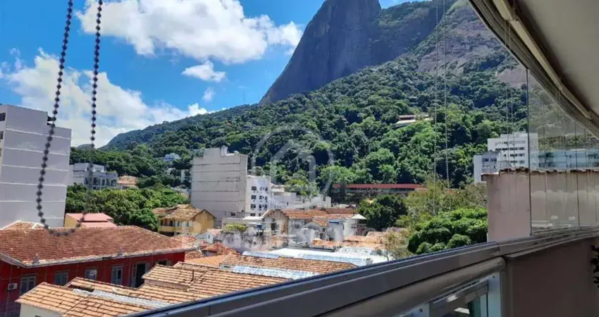 Apartamento à venda com 108,00m² e 3 quartos em humaitá, rio de janeiro - rj