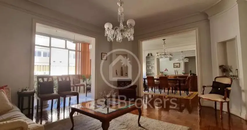 Apartamento à venda com 215,00m² e 4 quartos em copacabana, rio de janeiro - rj