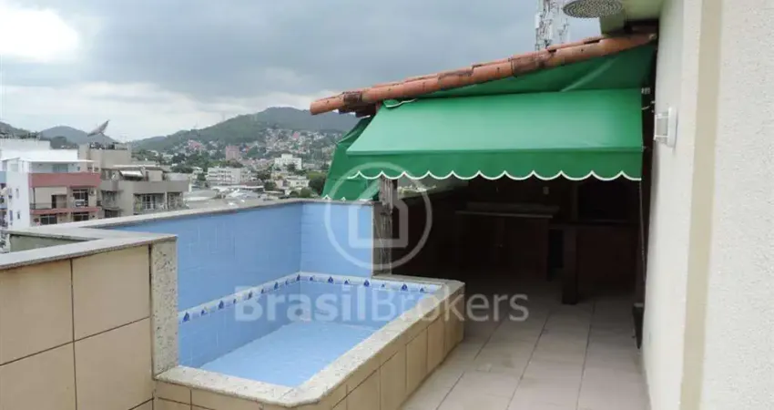 Cobertura com 3 quartos à venda na Rua Apiacás, Taquara, Rio de Janeiro