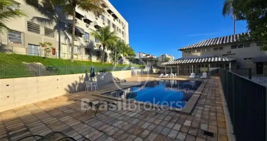 Apartamento 2 quartos a venda no pechincha cem condomínio com piscina