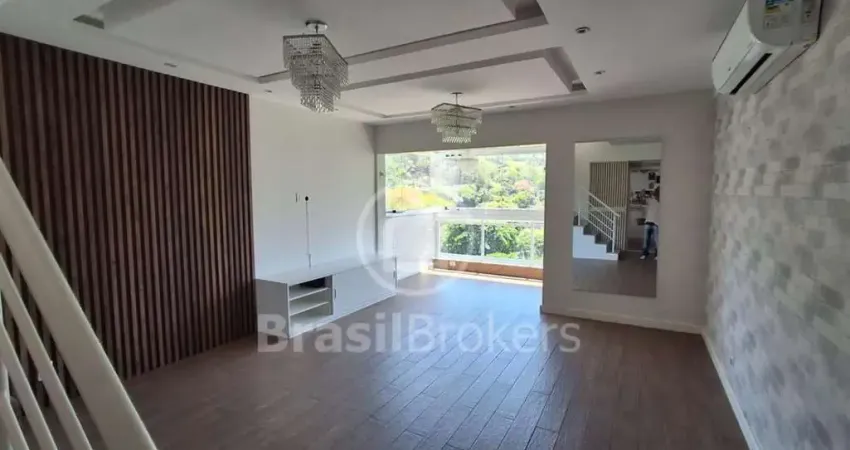 Cobertura à venda com 190,00m² e 3 quartos em freguesia (jacarepaguá), rio de janeiro - rj