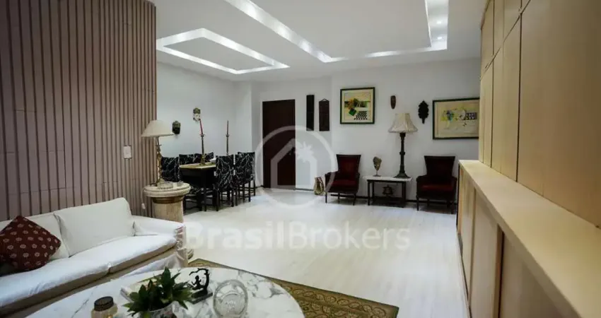 Apartamento em laranjeiras com salão ,  varandas de  4 quartos duas suites , banheiro social copa cozinha , dep de serviço