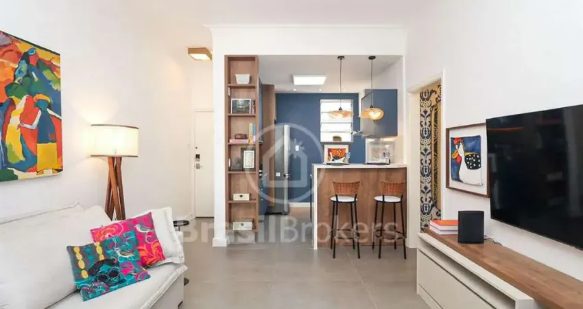 Apartamento à venda com 78,00m² e 2 quartos em leblon, rio de janeiro - rj