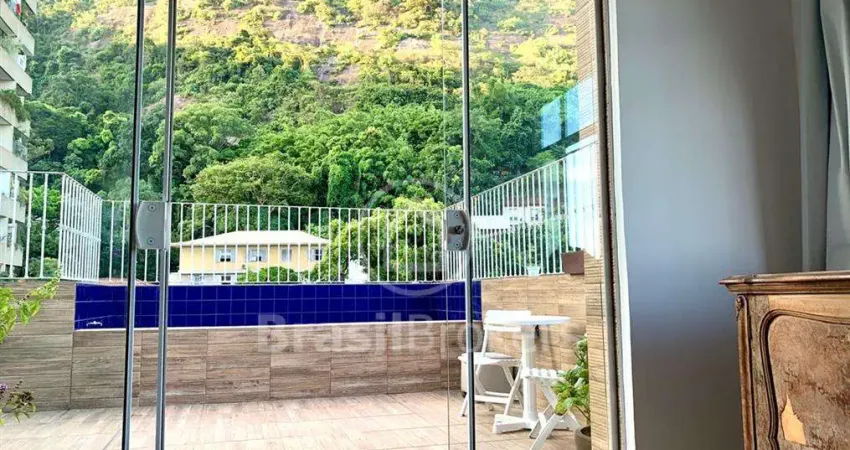 Cobertura à venda com 360,00m² e 5 quartos em laranjeiras, rio de janeiro - rj