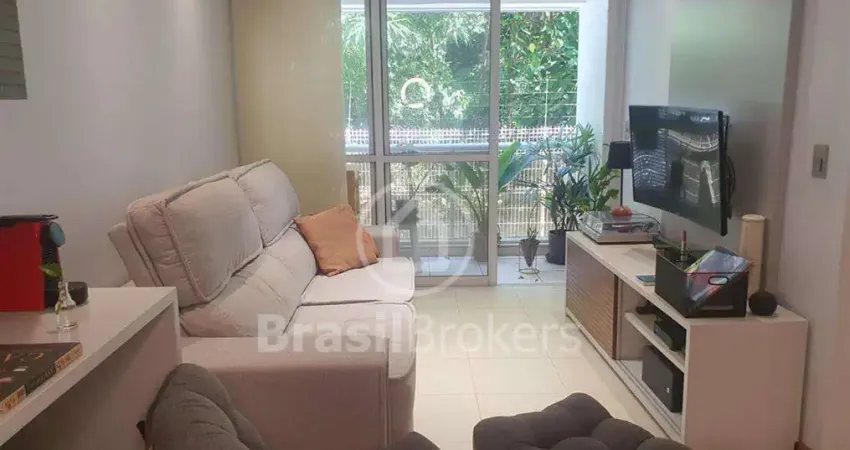 Apartamento à venda com 79m² e 3 quartos em humaitá, rio de janeiro - rj