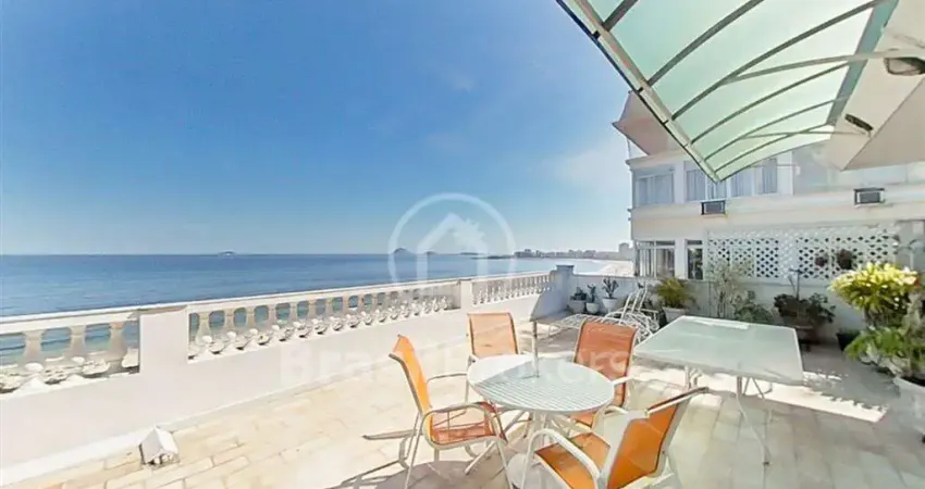 Cobertura duplex à venda com 400,00m² e 4 quartos em copacabana, rio de janeiro - rj