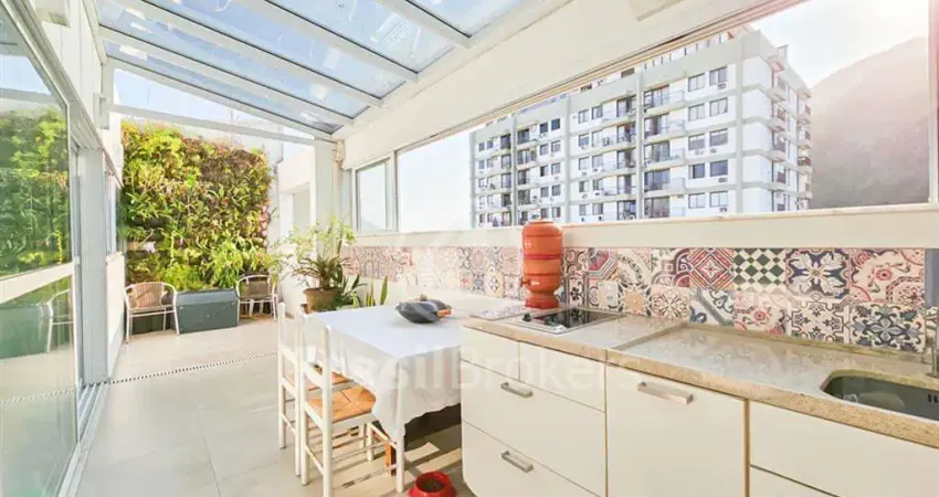 Cobertura à venda com 152,00m² e 3 quartos em botafogo, rio de janeiro - rj