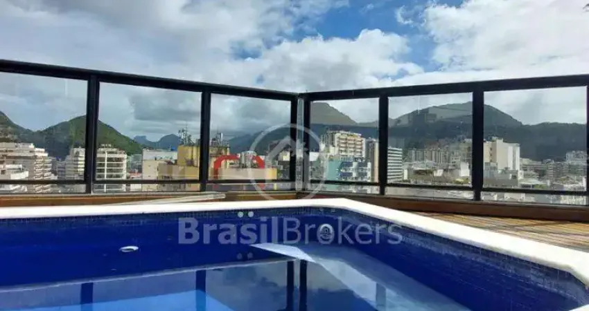 Cobertura à venda com 214,00m² e 3 quartos em botafogo, rio de janeiro - rj