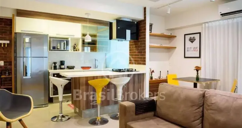 Apartamento à venda com 57,00m² e 1 quarto em jardim botânico, rio de janeiro - rj