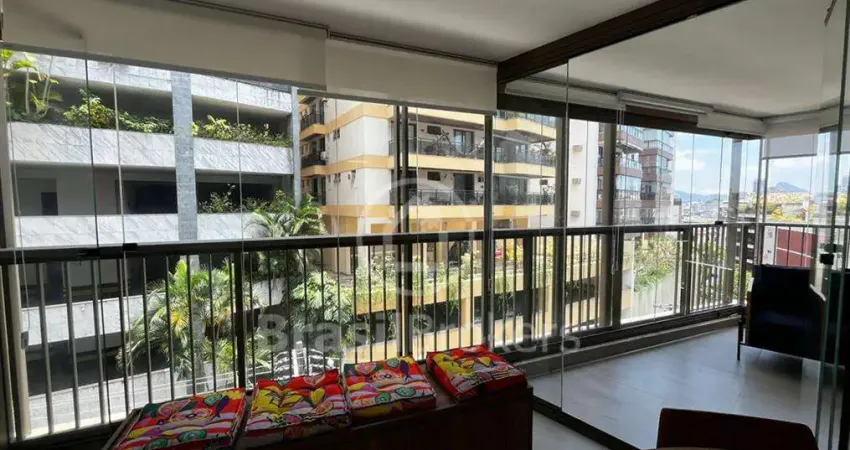 Apartamento de 2 quartos com varanda, suíte e vaga à venda na rua sambaíba, leblon.