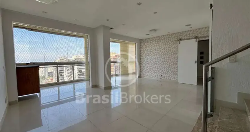 Barra da Tijuca, Condomínio ABM, Cobertura Duplex, piscina, espaço aberto, 3 suites, 2 vagas.