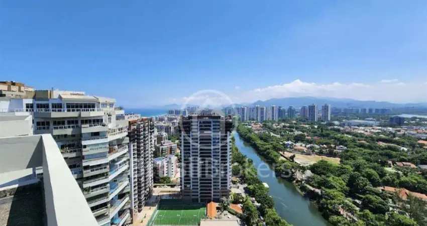 Cobertura duplex à venda com 1202,00m² e 5 quartos em barra da tijuca, rio de janeiro - rj