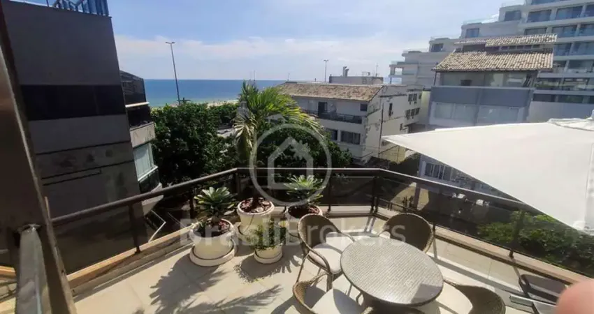 Cobertura duplex à venda com 707,00m² e 5 quartos em recreio dos bandeirantes, rio de janeiro - rj