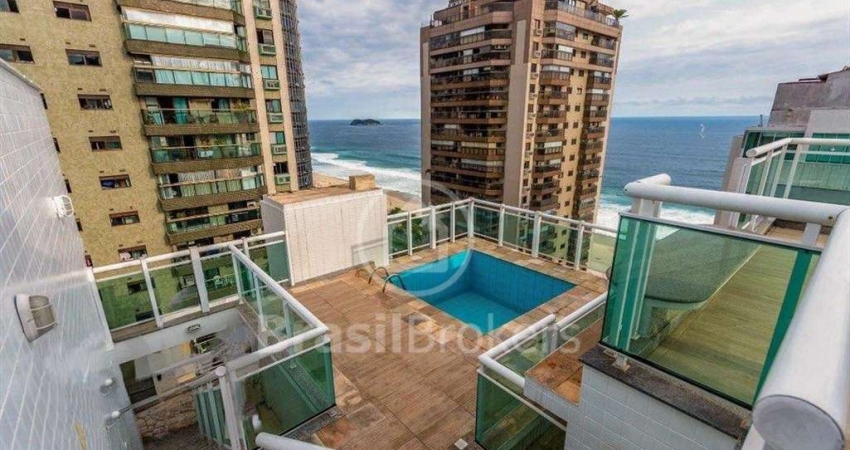 Deslumbrante Cobertura Triplex à Beira-Mar na Lúcio Costa - Posto 5