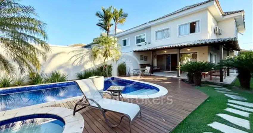 Casa em condomínio fechado com 4 quartos à venda na Rua Rômulo de Almeida, Recreio dos Bandeirantes, Rio de Janeiro