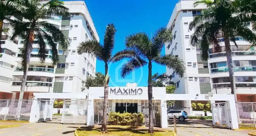 Condomínio maximo recreio resort-apartamento 121m², 3 quartos com suítes e 2 vagas de garagem