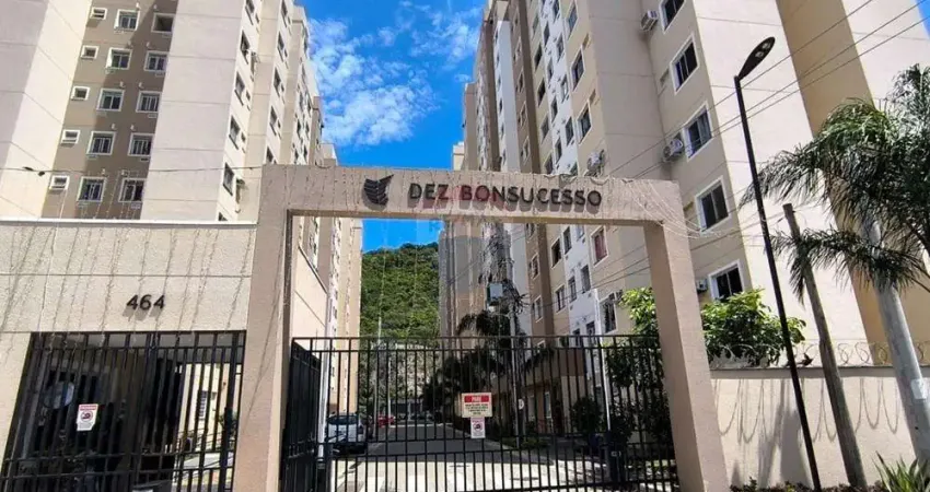 Apartamento com documentação grátis em condominio fechado em bonsucesso- rio de janeiro