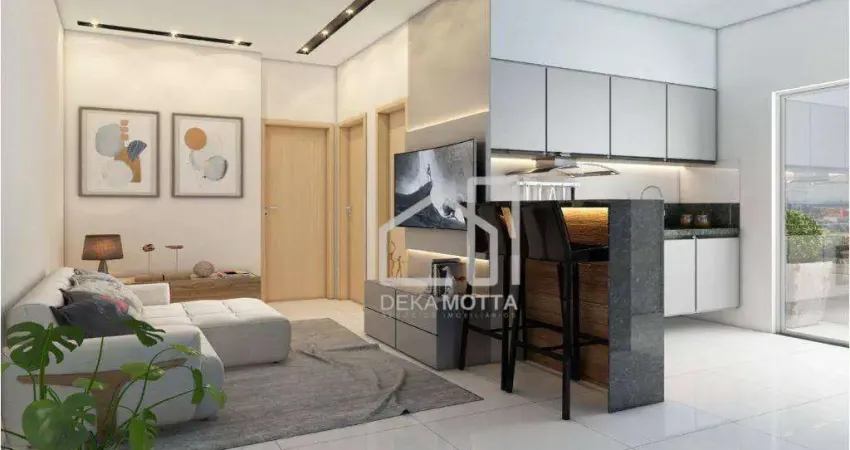 Apartamento com 2 dormitórios à venda, 47 m² por R$ 309.285,00 - Santa Mônica - Uberlândia/MG