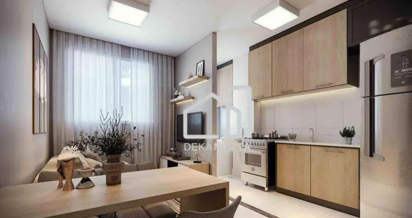 Apartamento com 2 dormitórios à venda, 40 m² por R$ 237.990,00 - Shopping Park - Uberlândia/MG