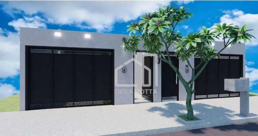 Casa com 2 dormitórios à venda, 75 m² por R$ 420.000,00 - Shopping Park - Uberlândia/MG