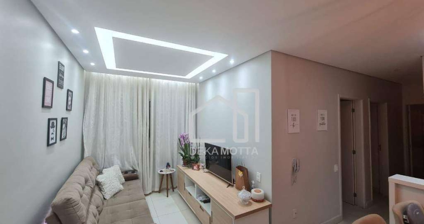 Apartamento com 2 dormitórios à venda, 58 m² por R$ 265.000,00 - Jardim Holanda - Uberlândia/MG