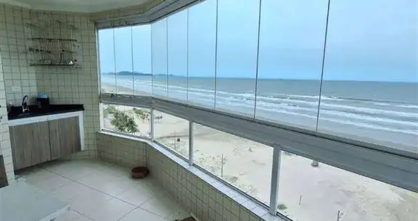 Excelente apartamento vista mar com 2 dormitórios no bairro maracanã em praia grande!