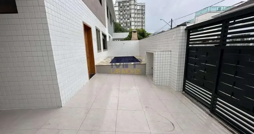 Casa Sobreposta para Venda em Santos, Vila Belmiro, 3 dormitórios, 1 suíte, 4 banheiros, 2 vagas