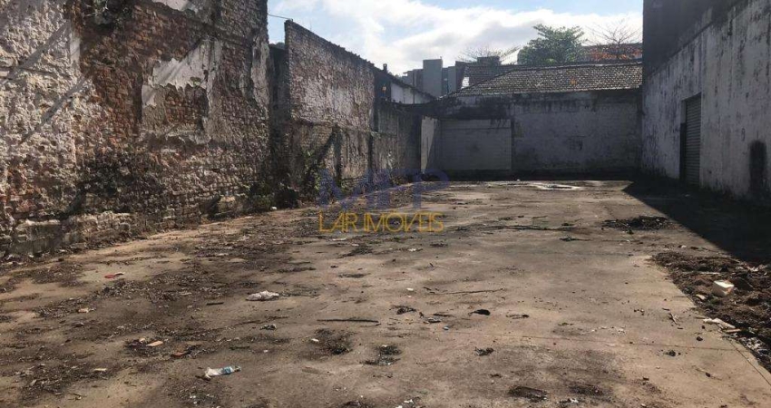 Terreno comercial para alugar na Avenida Conselheiro Nébias, 110, Paquetá, Santos