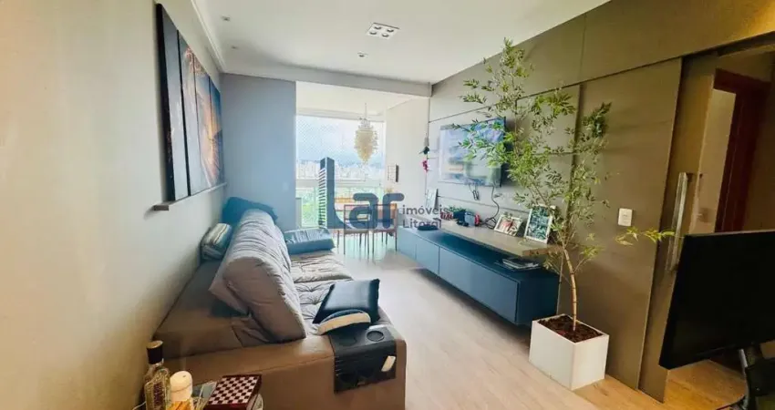 Apartamento para venda em santos, ponta da praia, 2 dormitórios, 2 suítes, 4 banheiros, 2 vagas