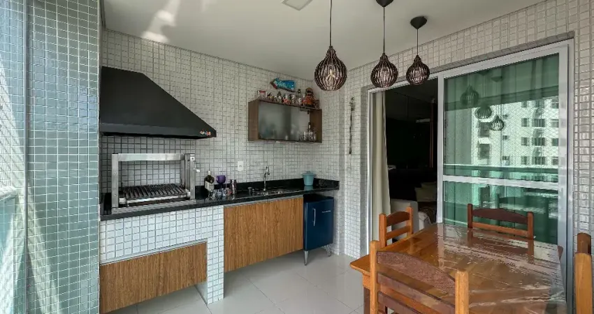 Apartamento 2 quartos com varanda gourmet no gonzaga porteira fechada em santos