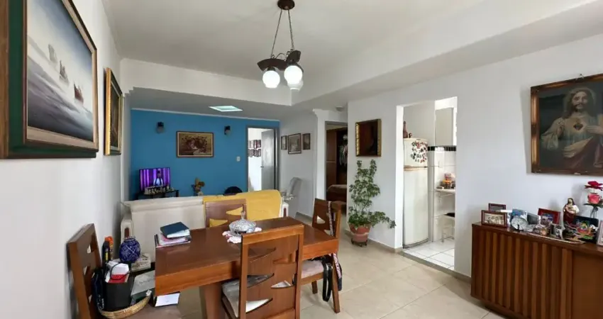 Apartamento vista mar de 2 quartos 2 quadras da praia no boqueirão em santos