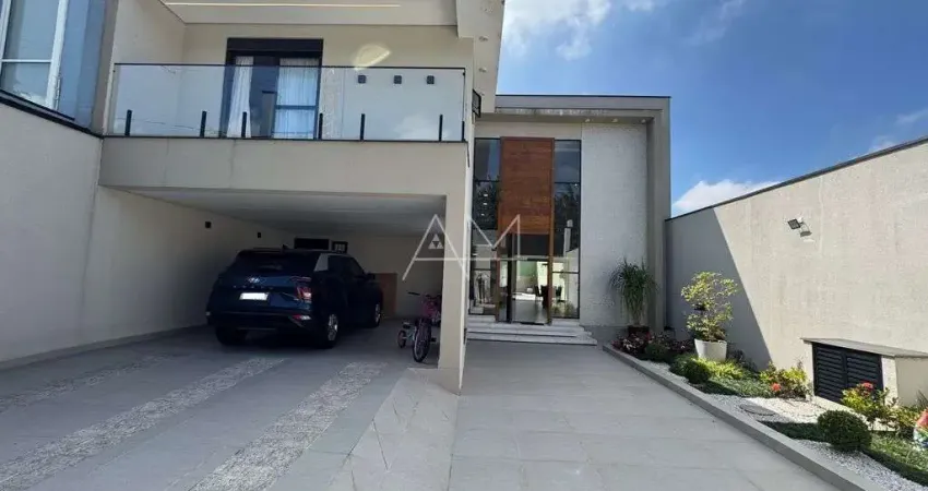 Sobrado contemporâneo alto padrão 315m, 4 súite parque dos pássaros