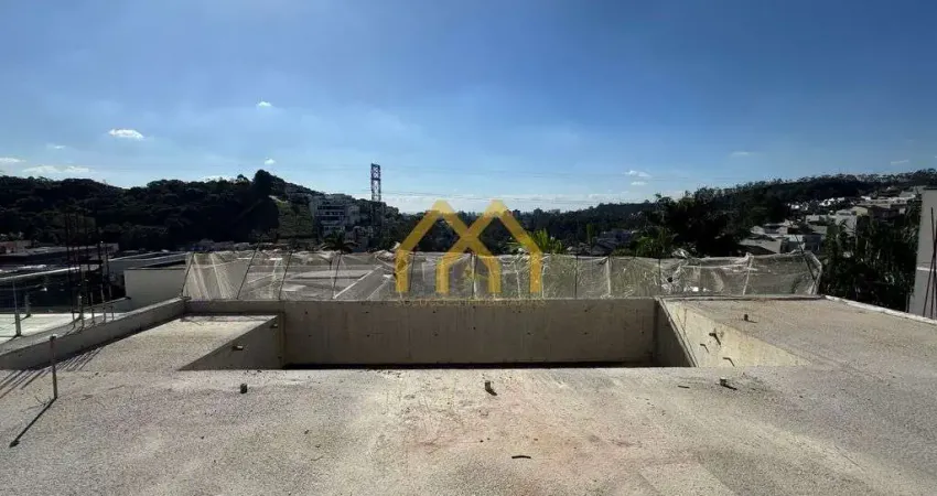 Sobrado em construção alto padrão 502,66m, 4 súites swiss park sbc/sp