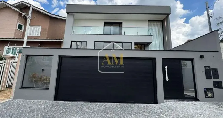 Sobrado novo contemporâneo alto padrão 396m, 4 súites parque dos pássaros