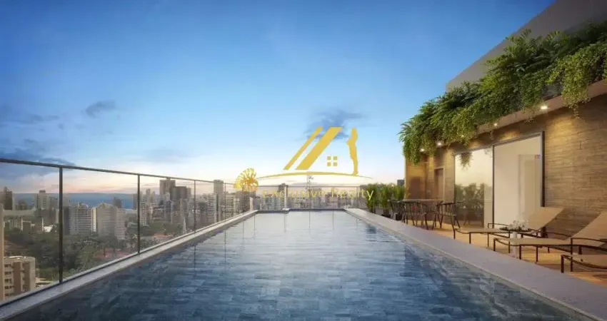 Seven Graça, quarto e sala com varanda, 38,87m2 na Graça! Na Rua Manoel Barreto com Rooftop e infraestrutura de lazer fantásticos! Oportunidade!