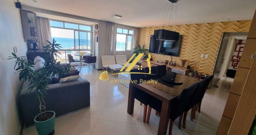 Apartamento na Av. Manoel Dias, 3 quartos, 2 suítes, gabinete, 120m2 Andar alto, bem ventilado. Totalmente nascente. Vista mar. 2 vagas em Amaralina
