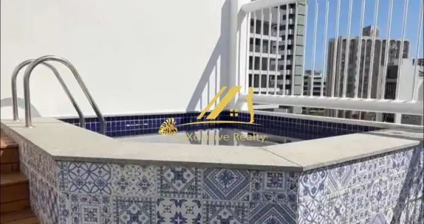 Cobertura Duplex charmosa na Graça. 1 dormitório, 70m2, recém reformada. Com piscina. 1 vaga de garagem. Perto de tudo, do Mignon, Deli e Cia, etc.