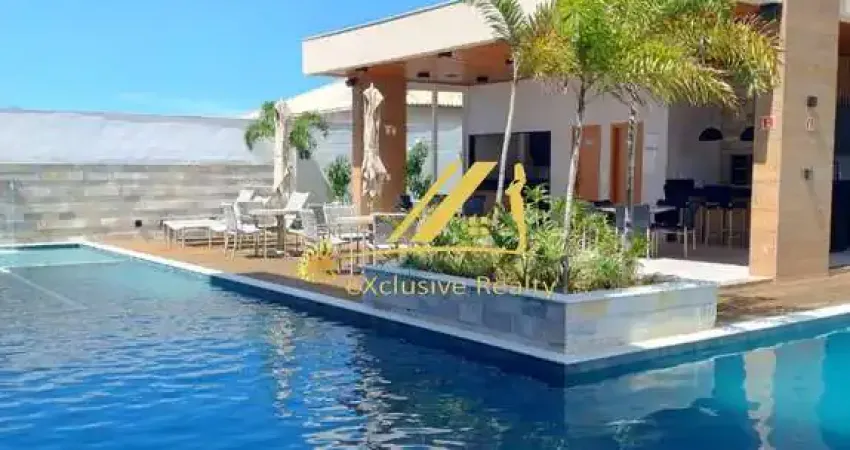 Apartamento 2 suítes com varanda, 64m², cozinha americana, área de serviço. Condomínio Águas de Guarajuba Apart Hotel. 1 vaga de garagem. Perto praia