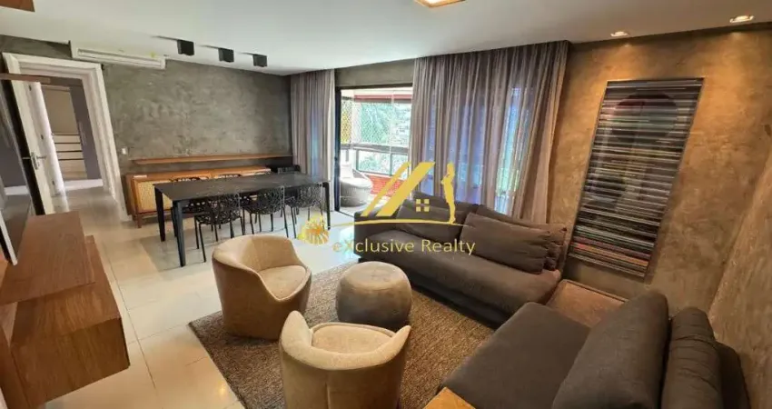 Apartamento super charmoso para aluguel no Palm Ville, Alphaville. 116m2. 3 quartos, 1 suíte com closet, living climatizado, varanda gourmet, 2 vagas