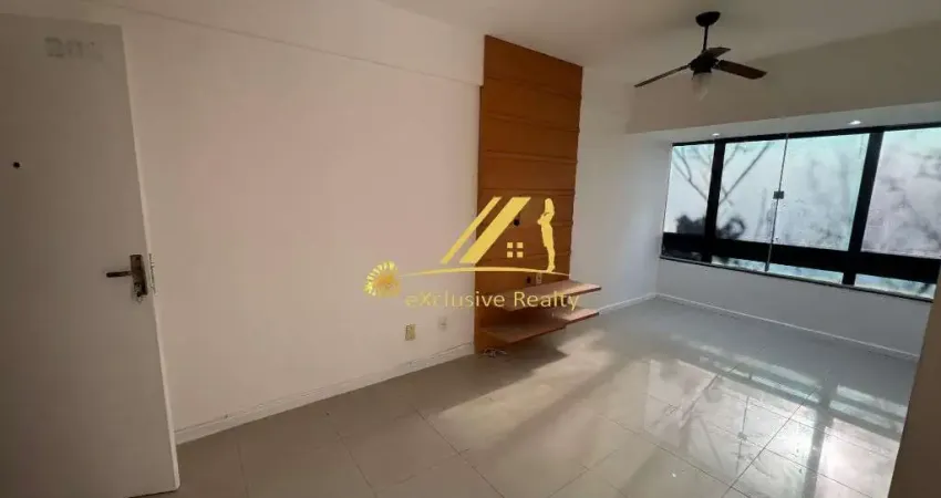 Apartamento 2 quartos, 63m2 com dependência completa em ondina. 1 vaga de garagem. condomínio vila do mar. andar baixo, ótima localização!