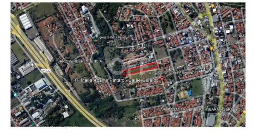 Terreno à venda na Rua Maria Adame Pattaro, 375, Vila Modesto Fernandes, Campinas