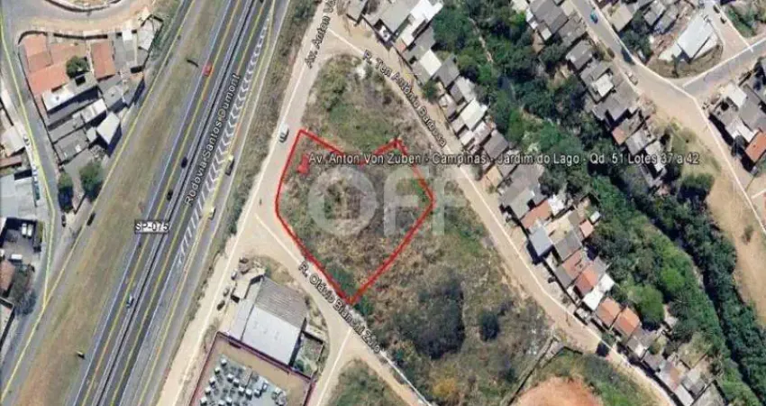 Terreno comercial à venda na Avenida Anton Von Zuben, 1000, Jardim do Lago Continuação, Campinas