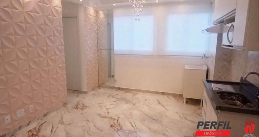 APARTAMENTO 02 DORMITÓRIOS COM 01 VAGA CONDOMÍNIO RESIDENCIAL DAS ROSAS