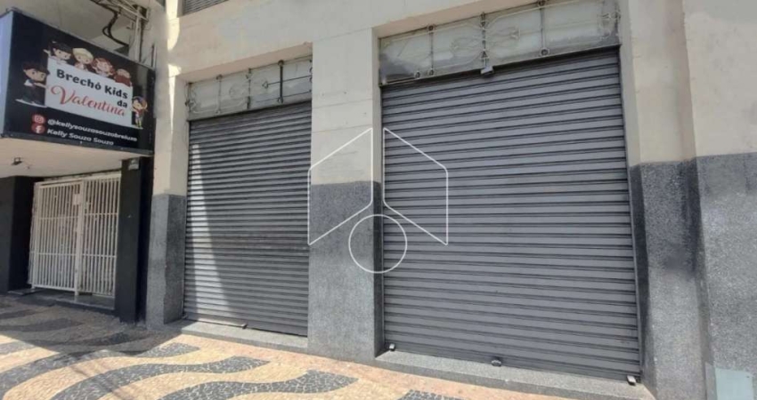 Sala comercial para alugar na Avenida Sampaio Vidal, 469 loja 03 e Rua Quatro de Abril, 1146, Centro, Marília