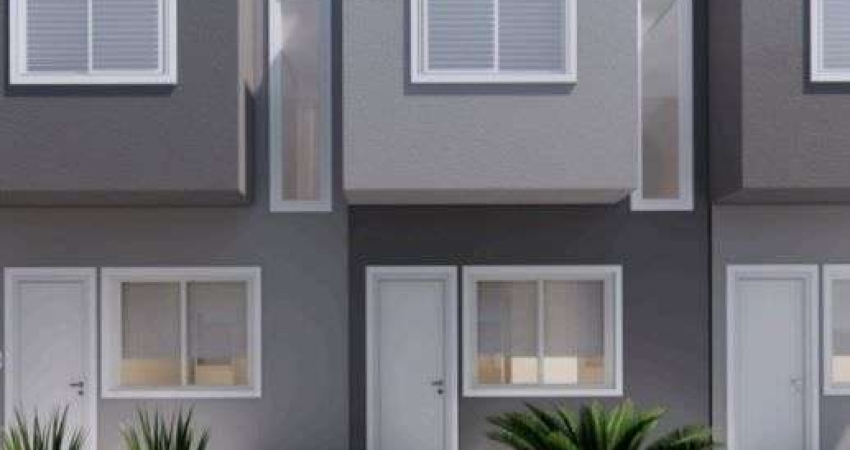 Casa sobrado em condomínio a venda, com quintal, 56m² - Mogi das Cruzes
